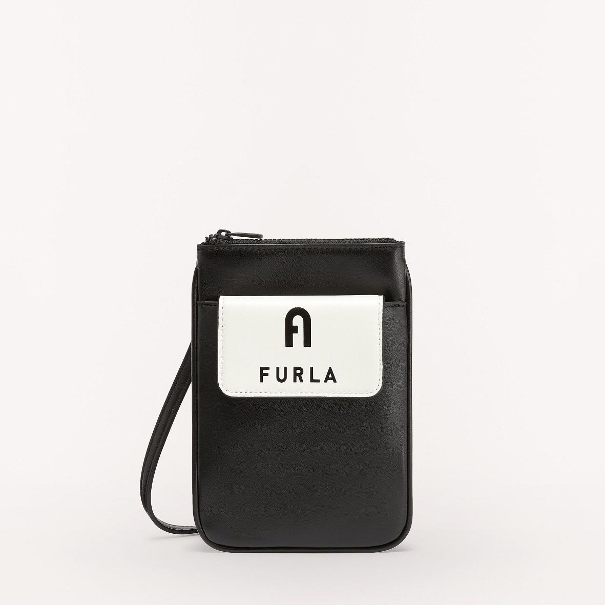 Furla Iris Väskor Dam Svarta Vita Rea QKP142376